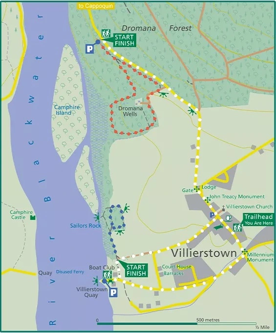 Villierstown Map